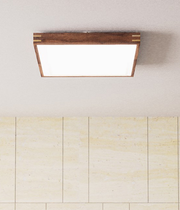 우드사각방등 클래스 원목 사각방등, 국산LED방등 안방등 80W